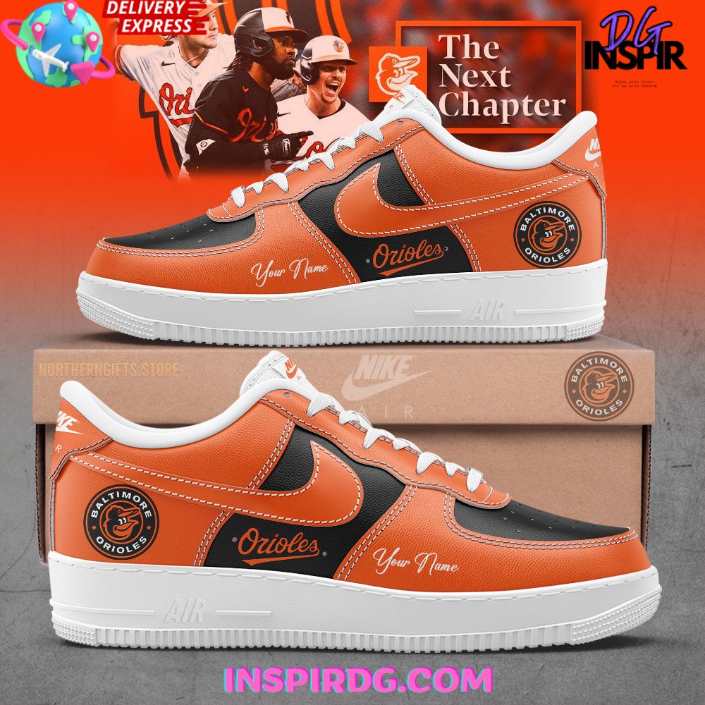Ideafootwear Baltimore Orioles Air Low-Top Sneakers Shoes For Men And Women 4