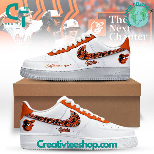 Ideafootwear Baltimore Orioles Air Low-Top Sneakers Shoes For Men And Women 5