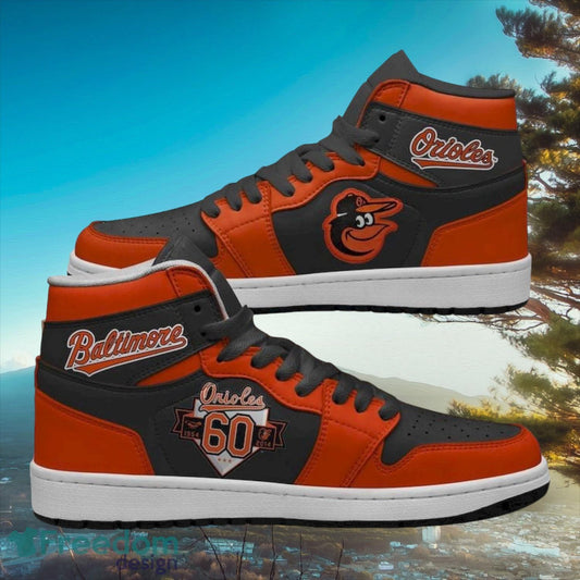 Ideafootwear Baltimore Orioles AJ1 High Sneakers Shoes For Men And Women 13