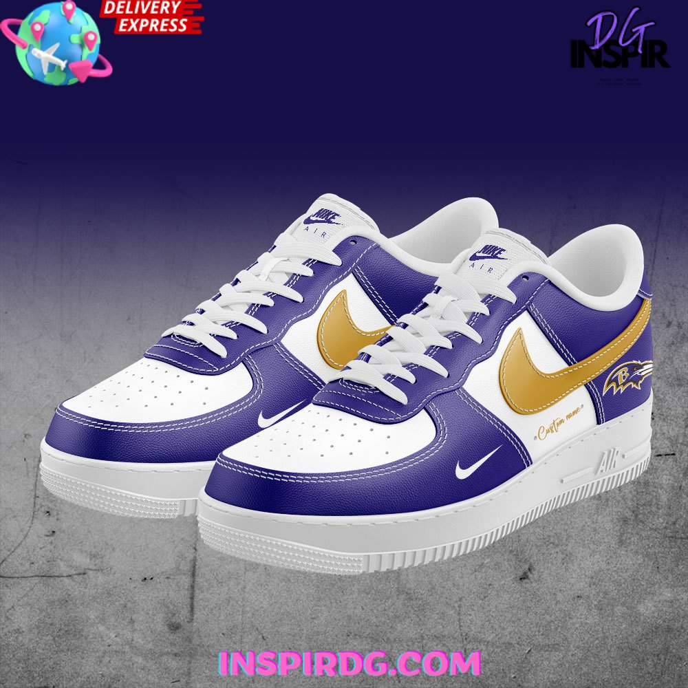 Ideafootwear Baltimore Ravens Air Low-Top Sneakers Shoes For Men And Women 3