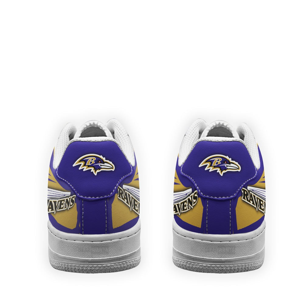 Ideafootwear Baltimore Ravens Air Low-Top Sneakers Shoes For Men And Women 6