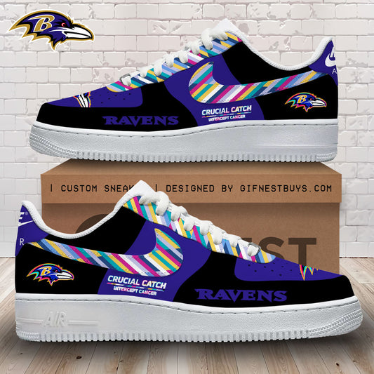 Ideafootwear Baltimore Ravens Air Low-Top Sneakers Shoes For Men And Women 4