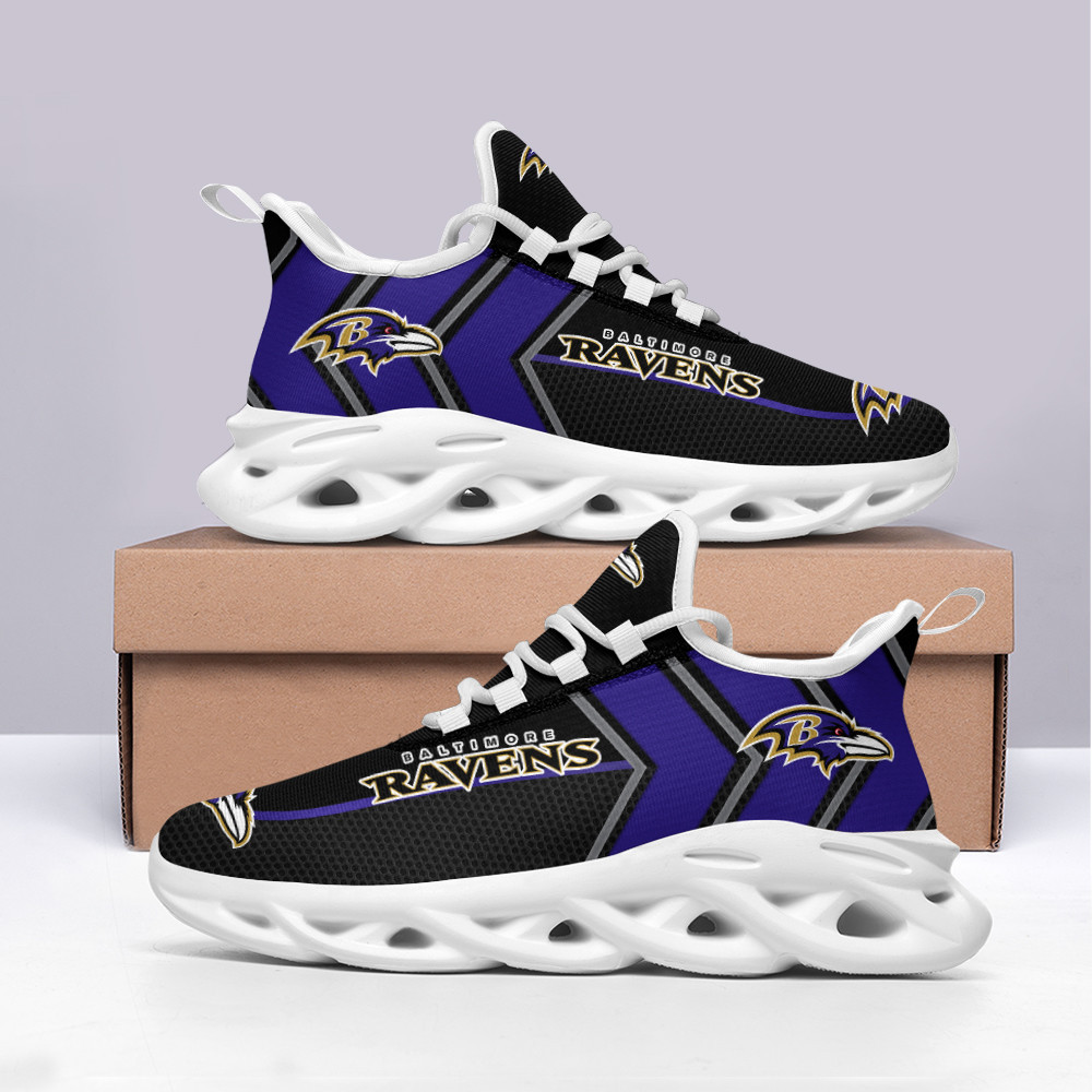 Ideafootwear Baltimore Ravens Max Soul Shoes Sneakers For Men And Women 43