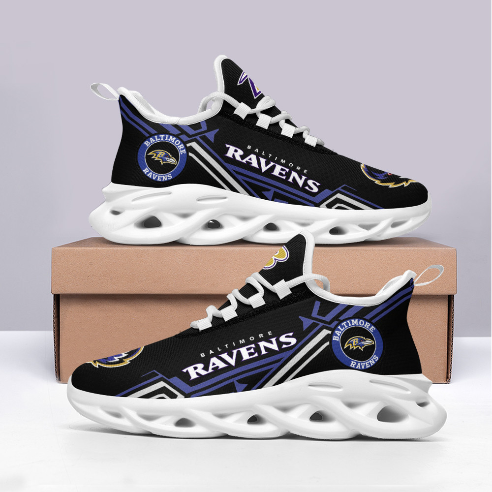 Ideafootwear Baltimore Ravens Max Soul Shoes Sneakers For Men And Women 40