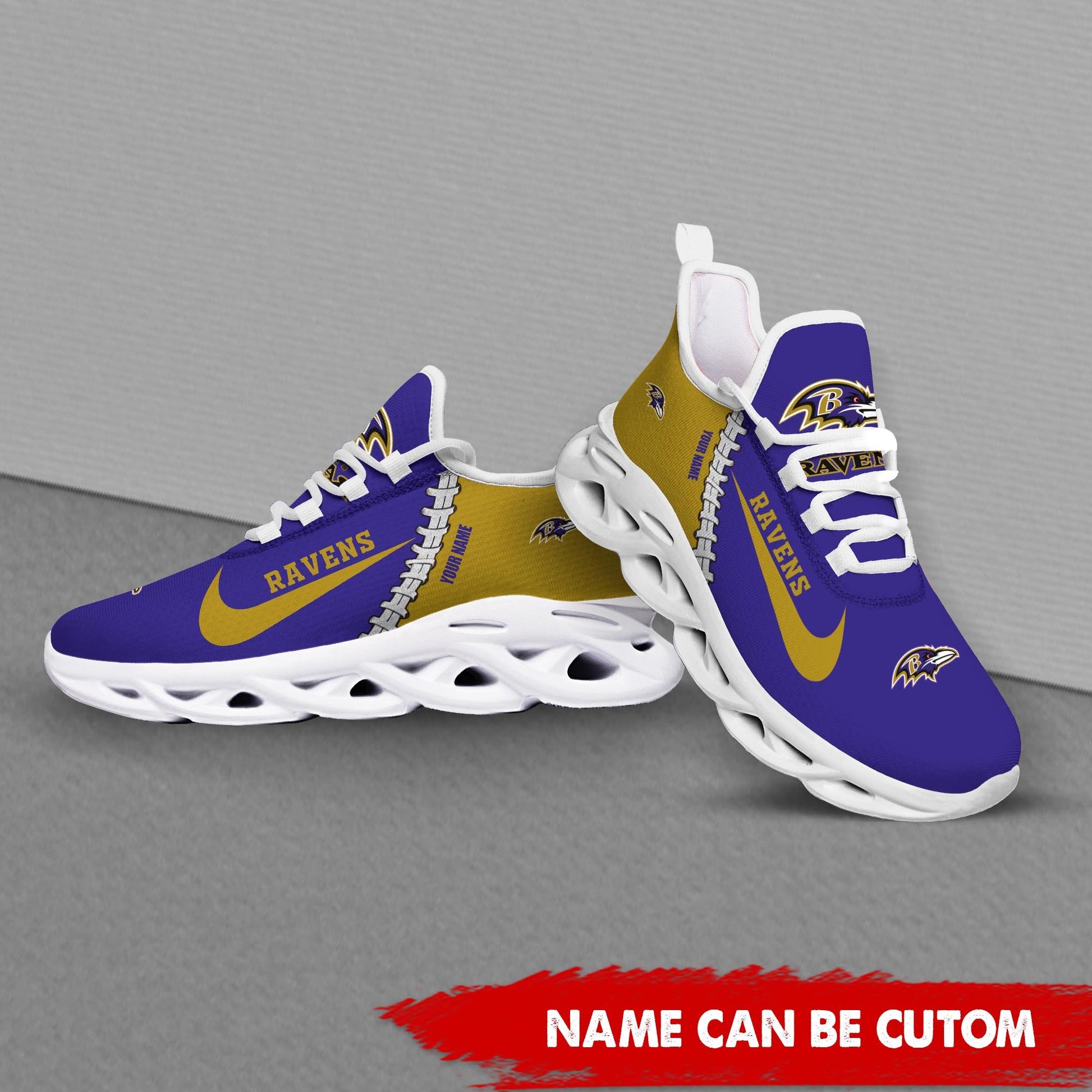 Ideafootwear Baltimore Ravens Max Soul Shoes Sneakers For Men And Women 26