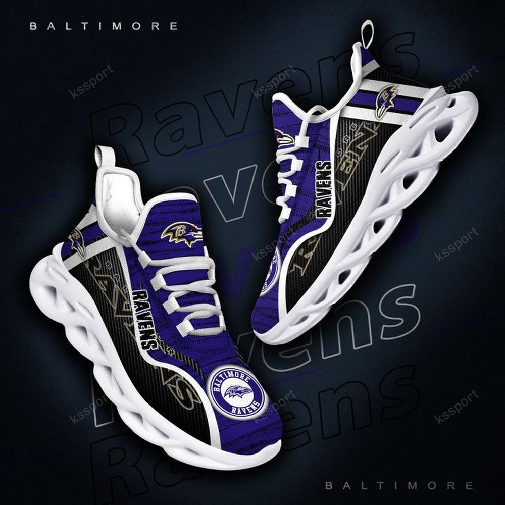 Ideafootwear Baltimore Ravens Max Soul Shoes Sneakers For Men And Women 7
