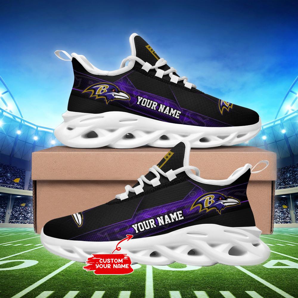 Ideafootwear Baltimore Ravens Max Soul Shoes Sneakers For Men And Women 24
