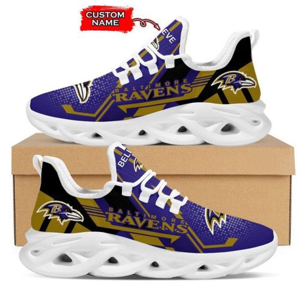 Ideafootwear Baltimore Ravens Max Soul Shoes Sneakers For Men And Women 32