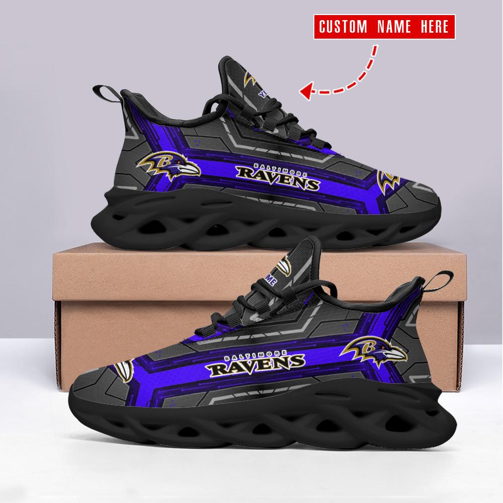 Ideafootwear Baltimore Ravens Max Soul Shoes Sneakers For Men And Women 25