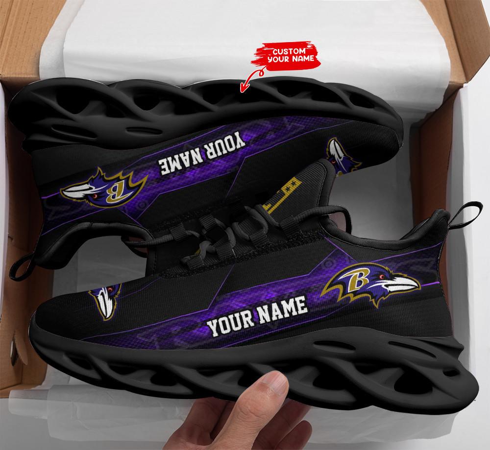 Ideafootwear Baltimore Ravens Max Soul Shoes Sneakers For Men And Women 24