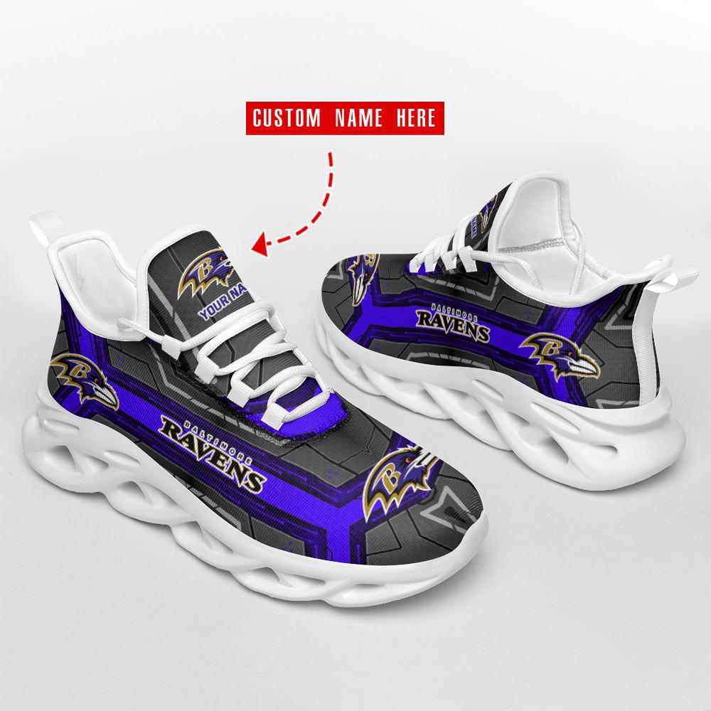 Ideafootwear Baltimore Ravens Max Soul Shoes Sneakers For Men And Women 25