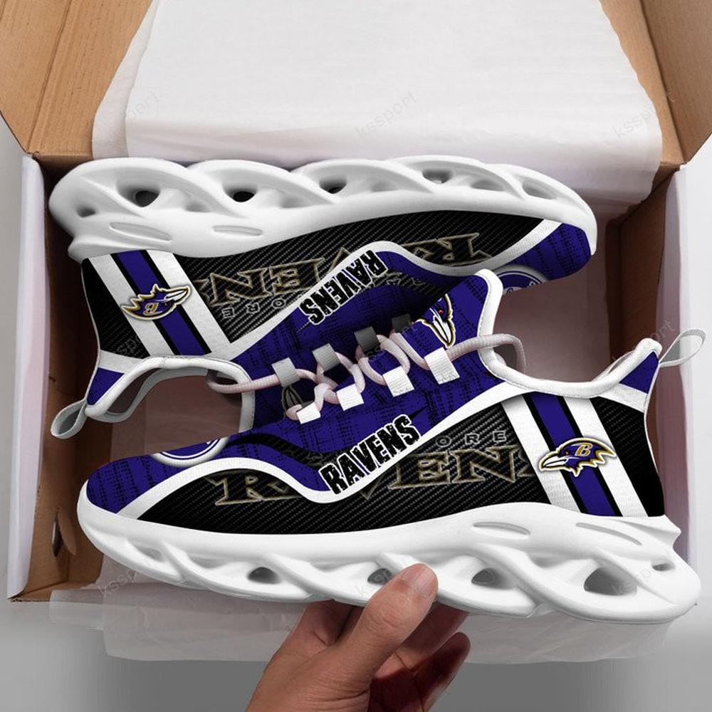 Ideafootwear Baltimore Ravens Max Soul Shoes Sneakers For Men And Women 7