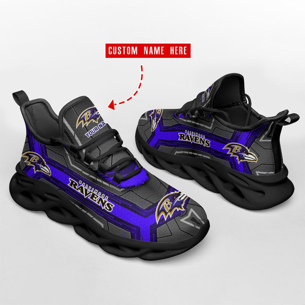 Ideafootwear Baltimore Ravens Max Soul Shoes Sneakers For Men And Women 25