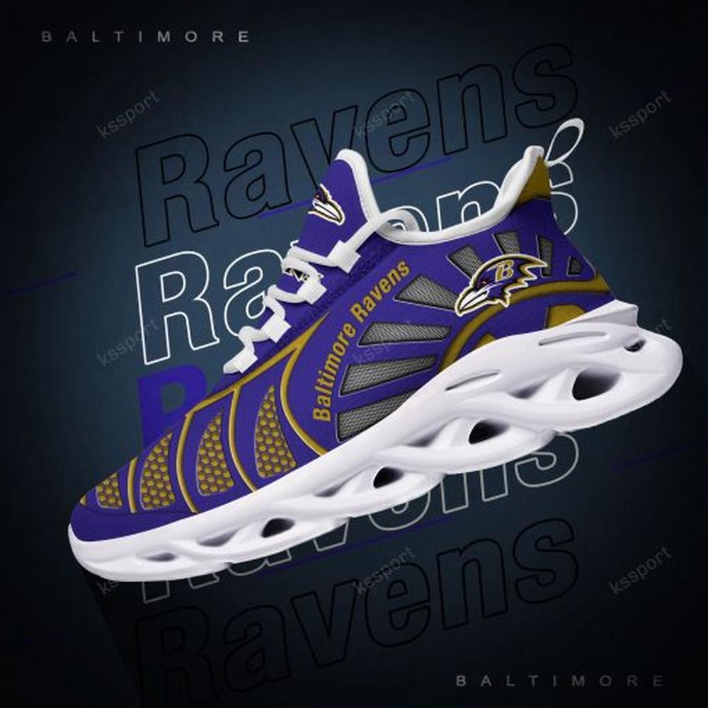 Ideafootwear Baltimore Ravens Max Soul Shoes Sneakers For Men And Women 33