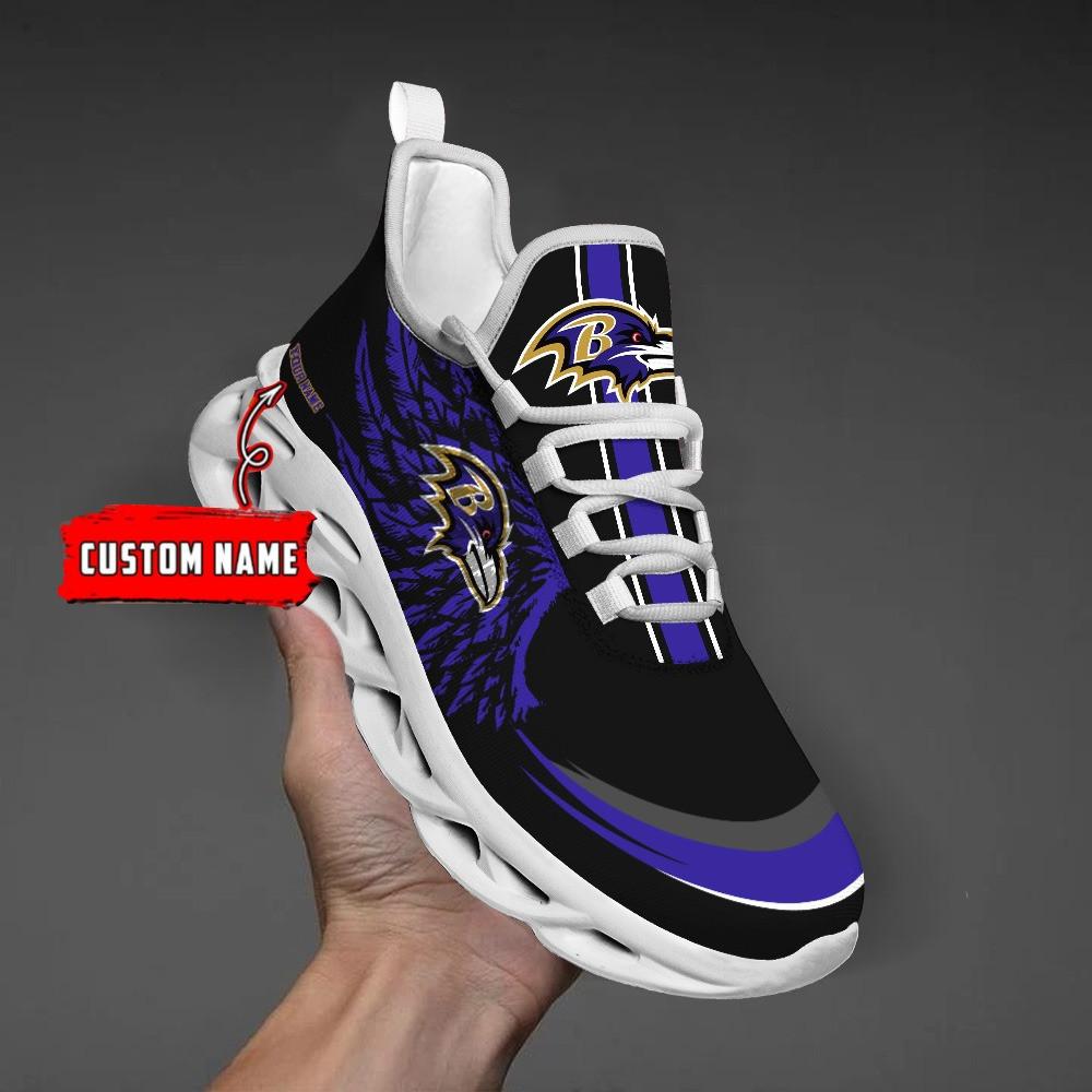Ideafootwear Baltimore Ravens Max Soul Shoes Sneakers For Men And Women 23