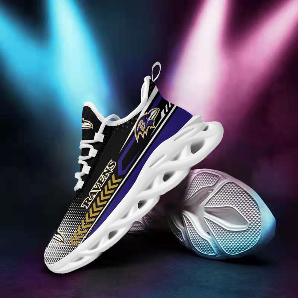 Ideafootwear Baltimore Ravens Max Soul Shoes Sneakers For Men And Women 5
