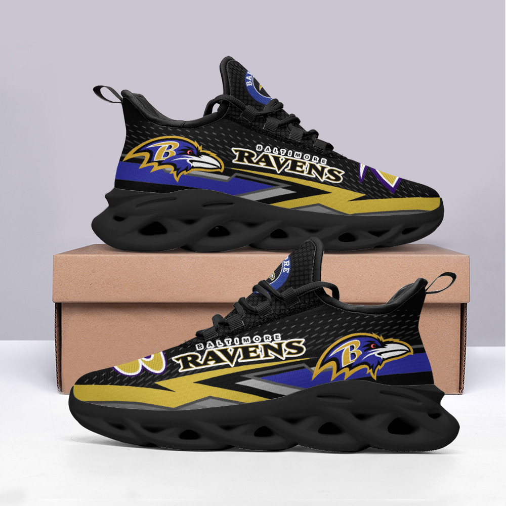 Ideafootwear Baltimore Ravens Max Soul Shoes Sneakers For Men And Women 44