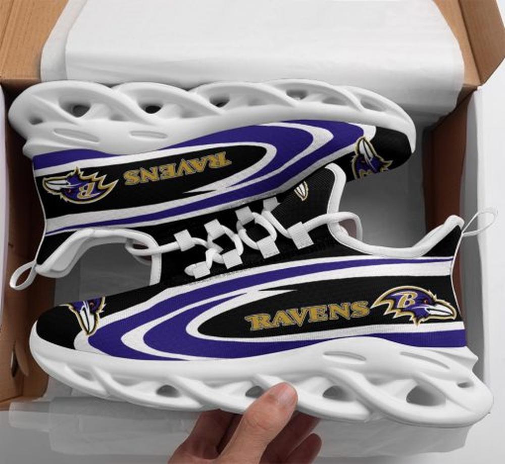 Ideafootwear Baltimore Ravens Max Soul Shoes Sneakers For Men And Women 1