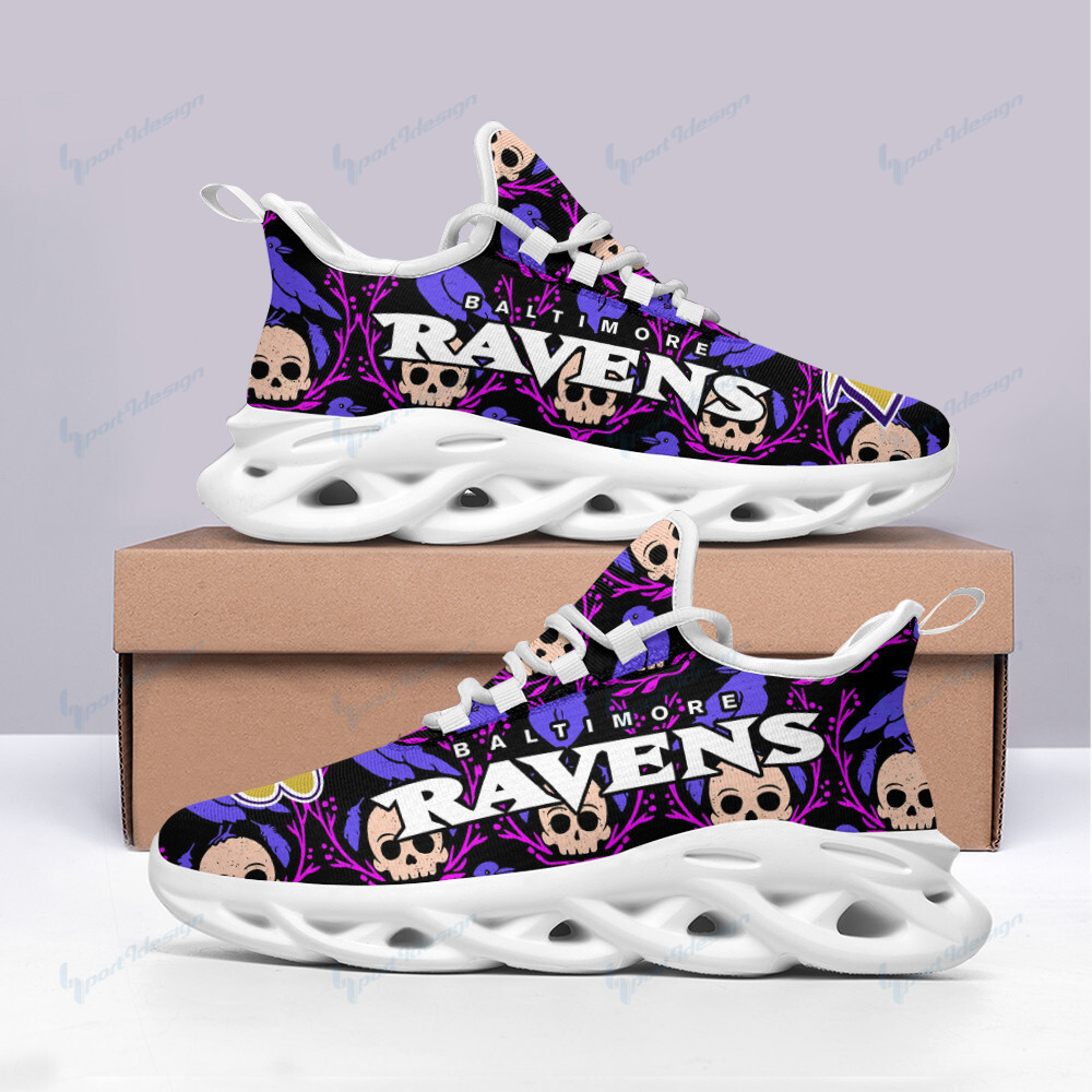 Ideafootwear Baltimore Ravens Max Soul Shoes Sneakers For Men And Women 8