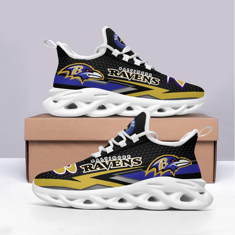 Ideafootwear Baltimore Ravens Max Soul Shoes Sneakers For Men And Women 44