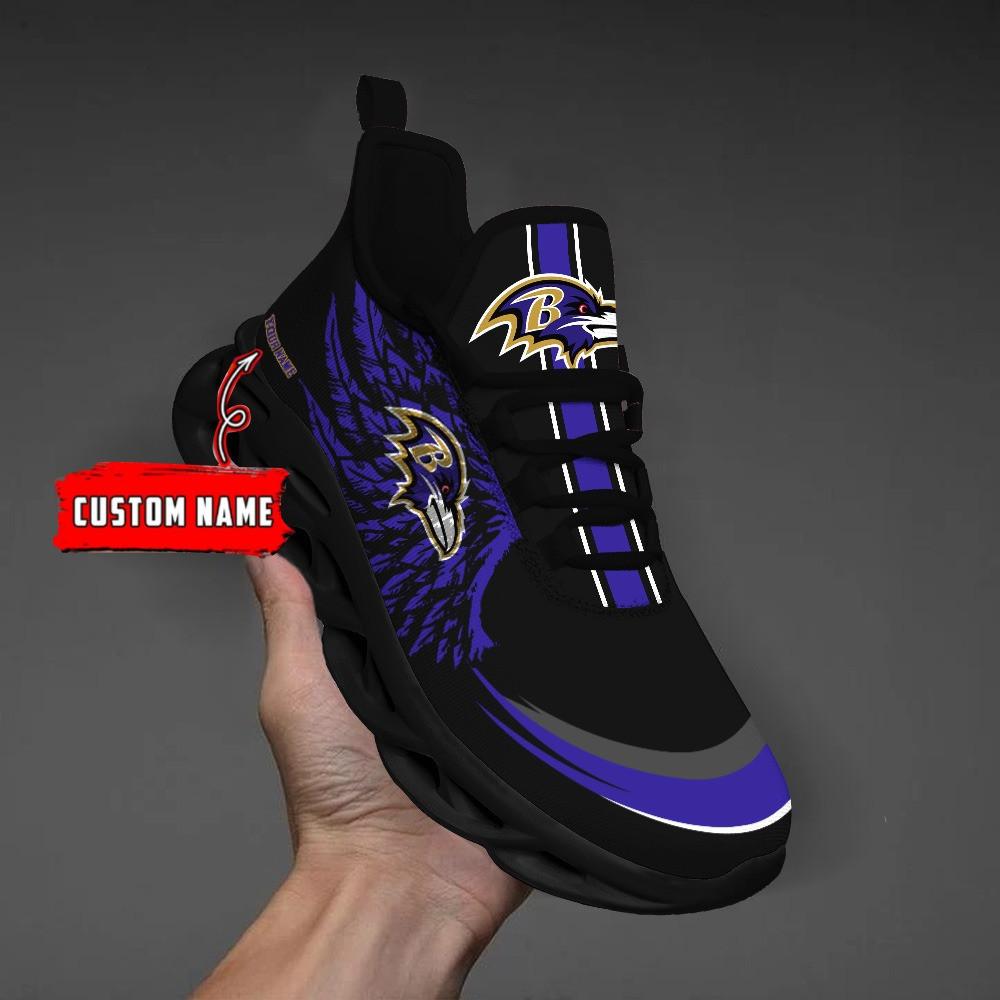 Ideafootwear Baltimore Ravens Max Soul Shoes Sneakers For Men And Women 23
