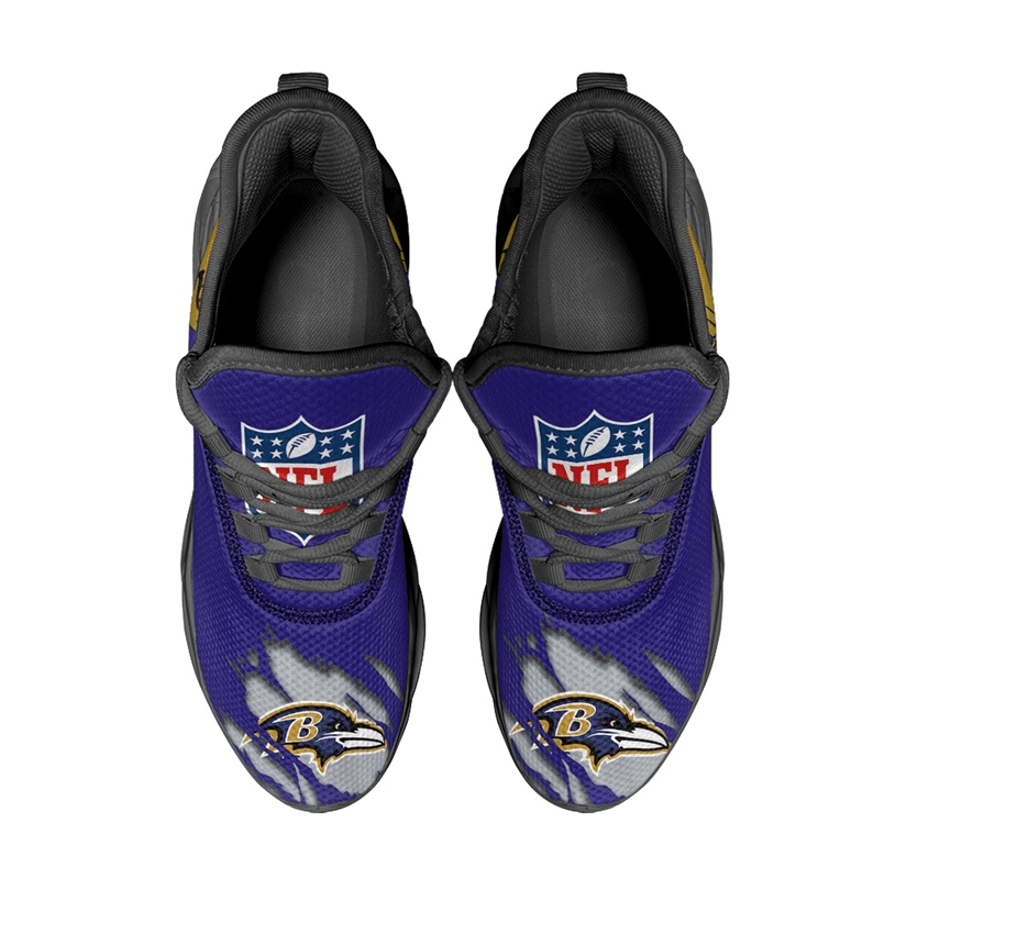 Ideafootwear Baltimore Ravens Max Soul Shoes Sneakers For Men And Women 14