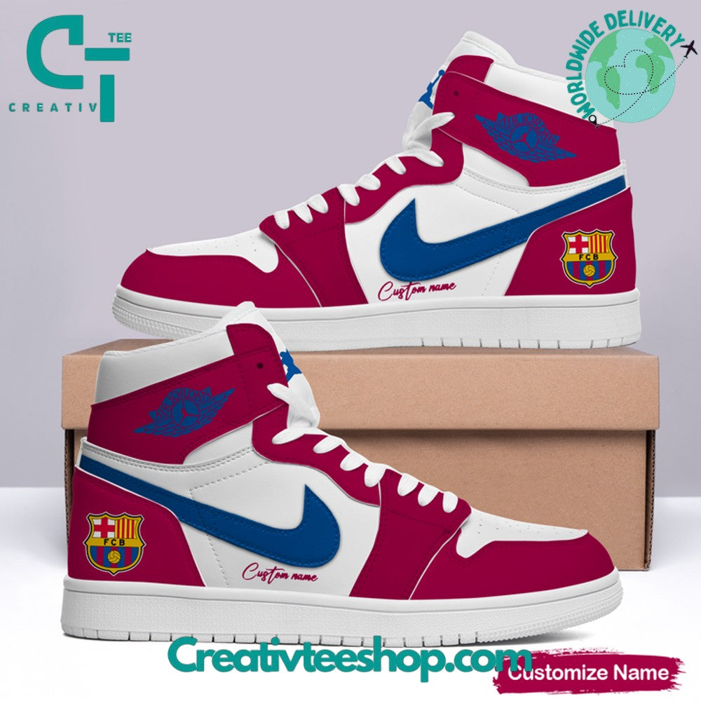 Ideafootwear Barcelona AJ1 High Sneakers Shoes For Men And Women 1