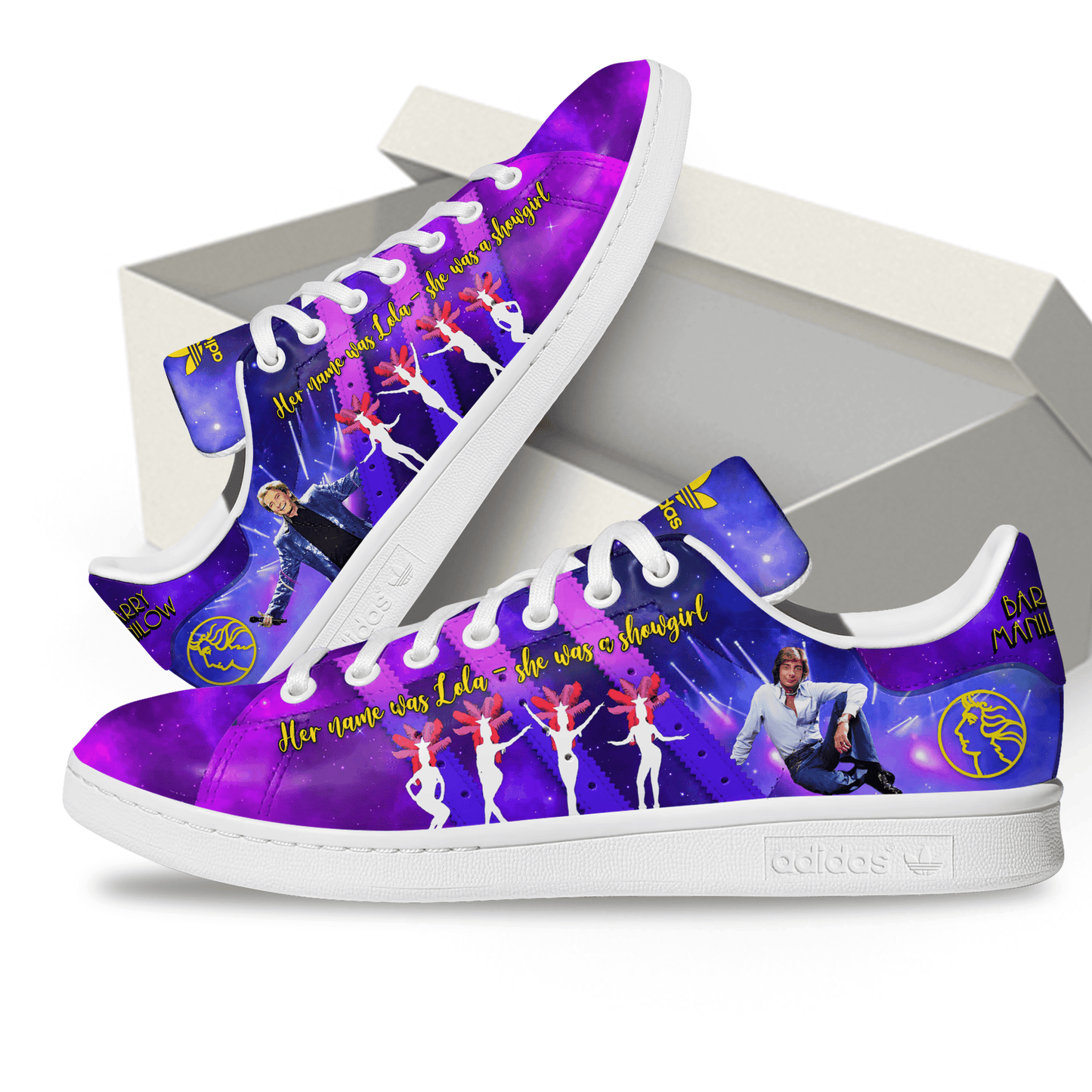 Ideafootwear Barry Manilow Skate Stan Shoes Sneakes For Men And Women 1