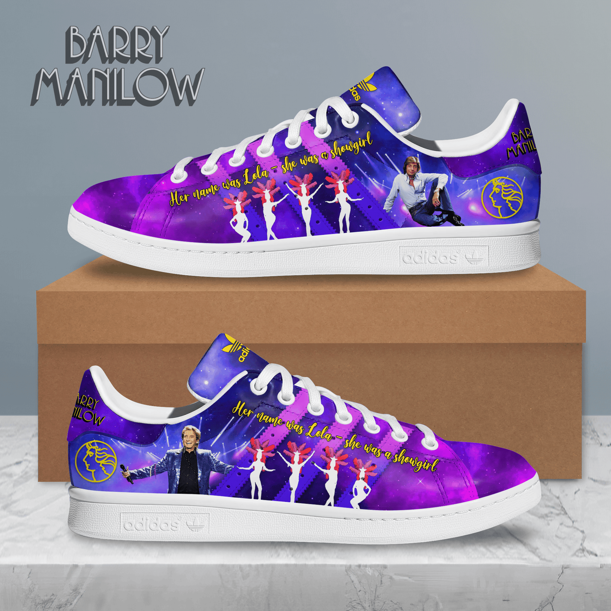 Ideafootwear Barry Manilow Skate Stan Shoes Sneakes For Men And Women 1