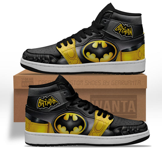 Ideafootwear Batman AJ1 High Sneakers Shoes For Men And Women 4