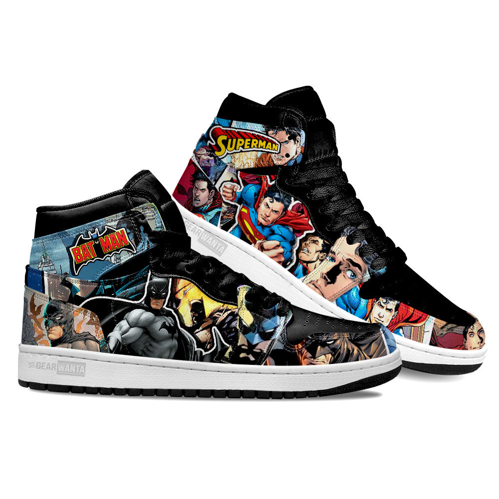 Ideafootwear Batman AJ1 High Sneakers Shoes For Men And Women 3