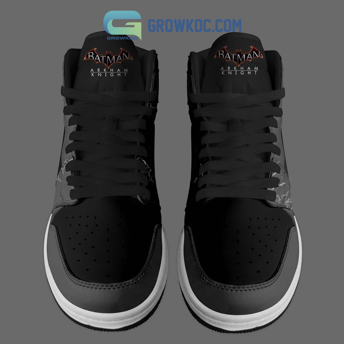 Ideafootwear Batman AJ1 High Sneakers Shoes For Men And Women 2