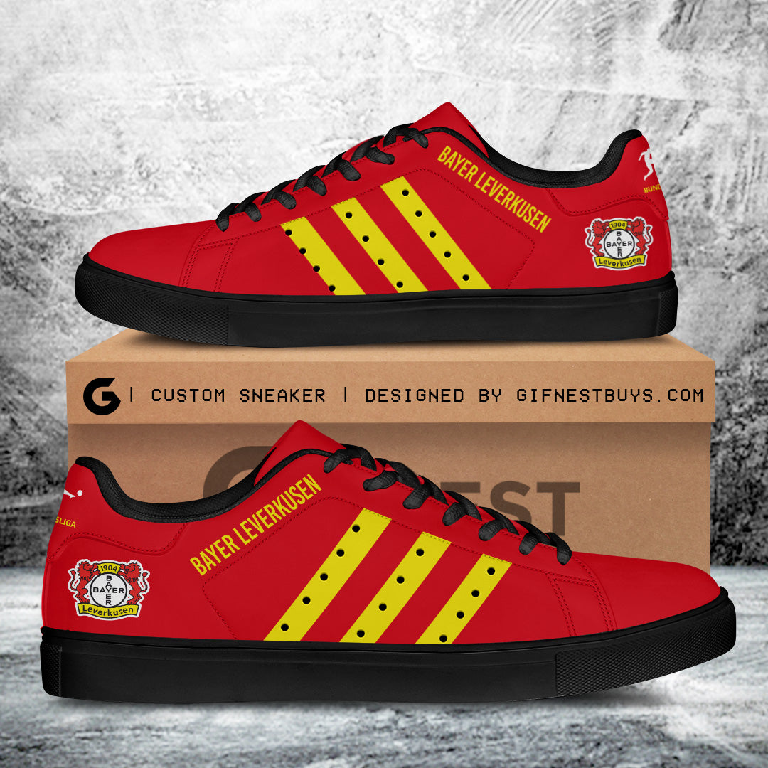 Ideafootwear Bayer Leverkusen Skate Stan Shoes Sneakes For Men And Women 3
