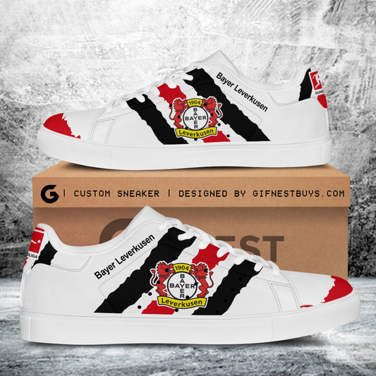 Ideafootwear Bayer Leverkusen Skate Stan Shoes Sneakes For Men And Women 4