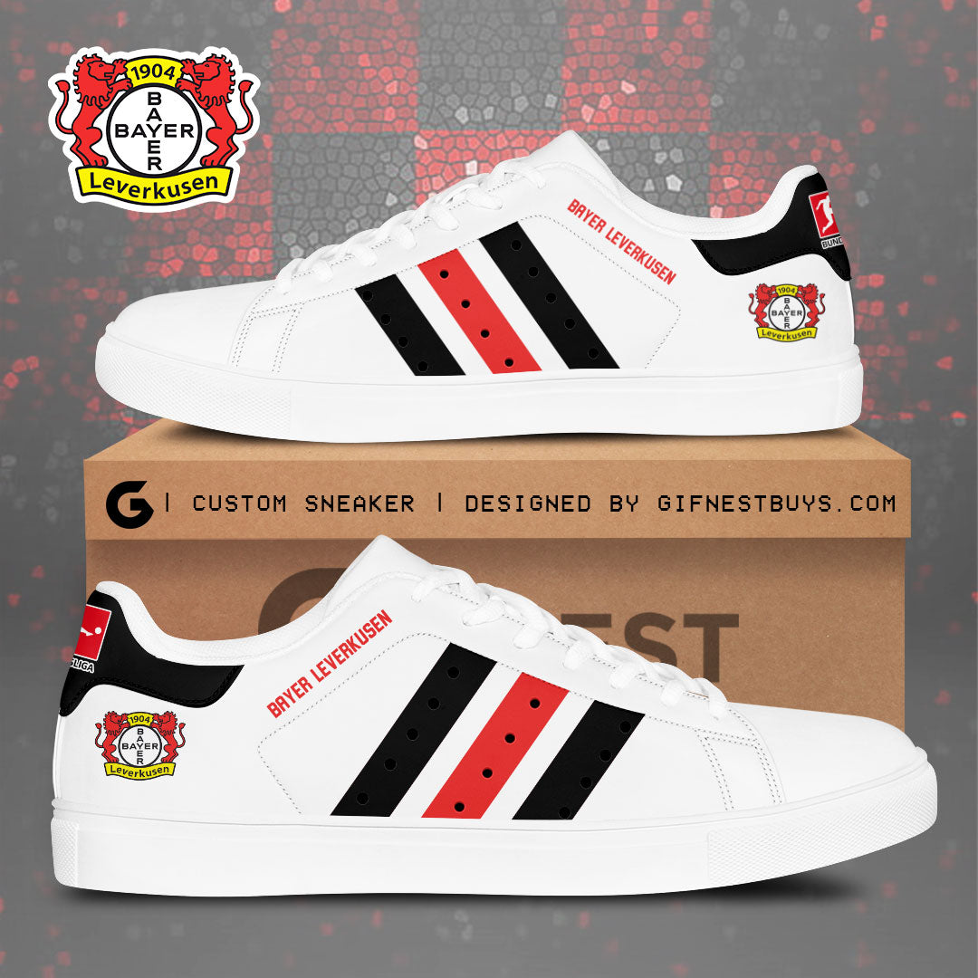 Ideafootwear Bayer Leverkusen Skate Stan Shoes Sneakes For Men And Women 5