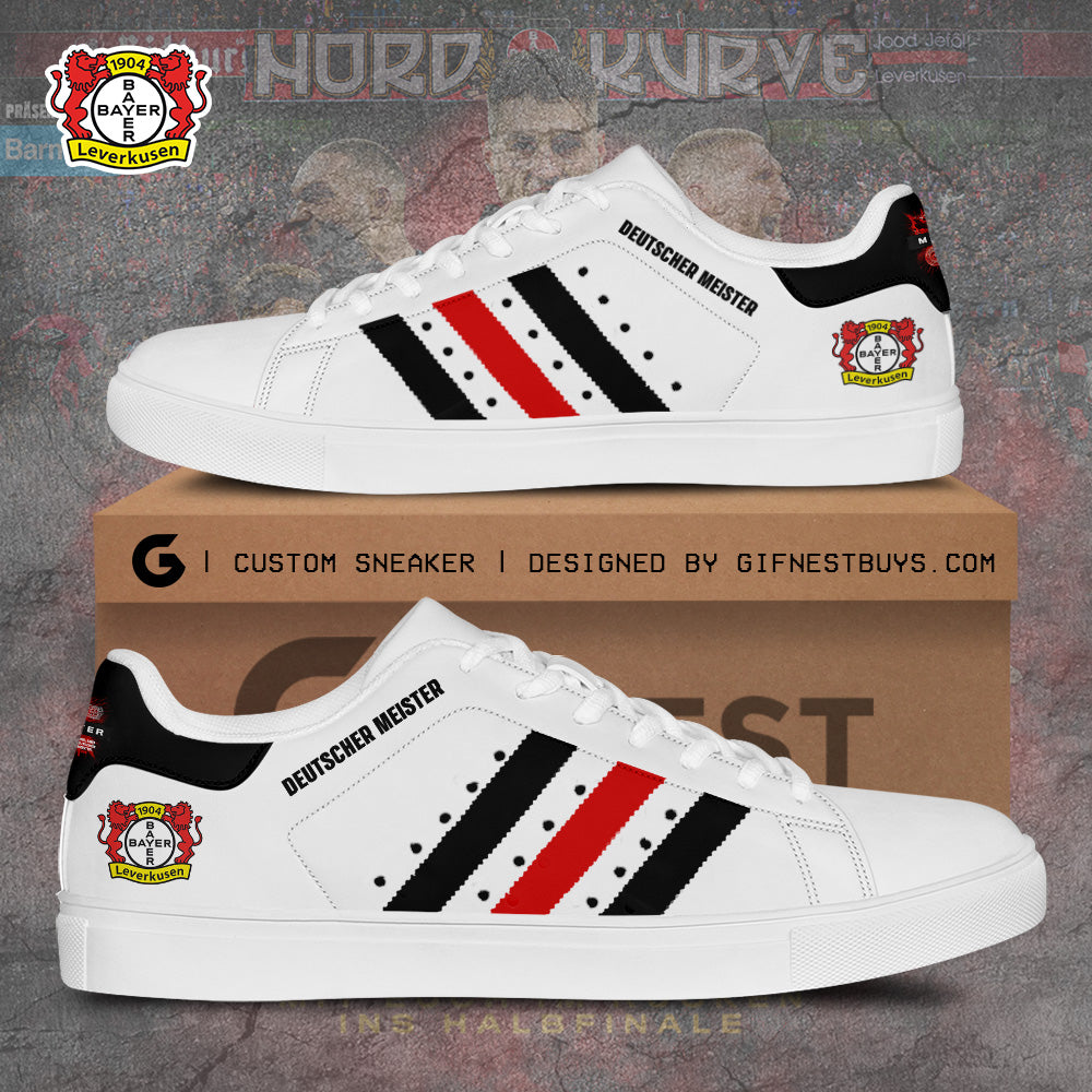 Ideafootwear Bayer Leverkusen Skate Stan Shoes Sneakes For Men And Women 6