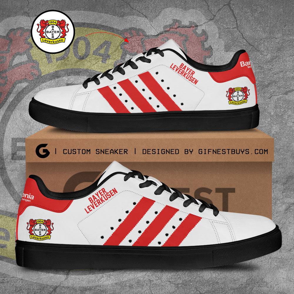 Ideafootwear Bayer Leverkusen Skate Stan Shoes Sneakes For Men And Women 1