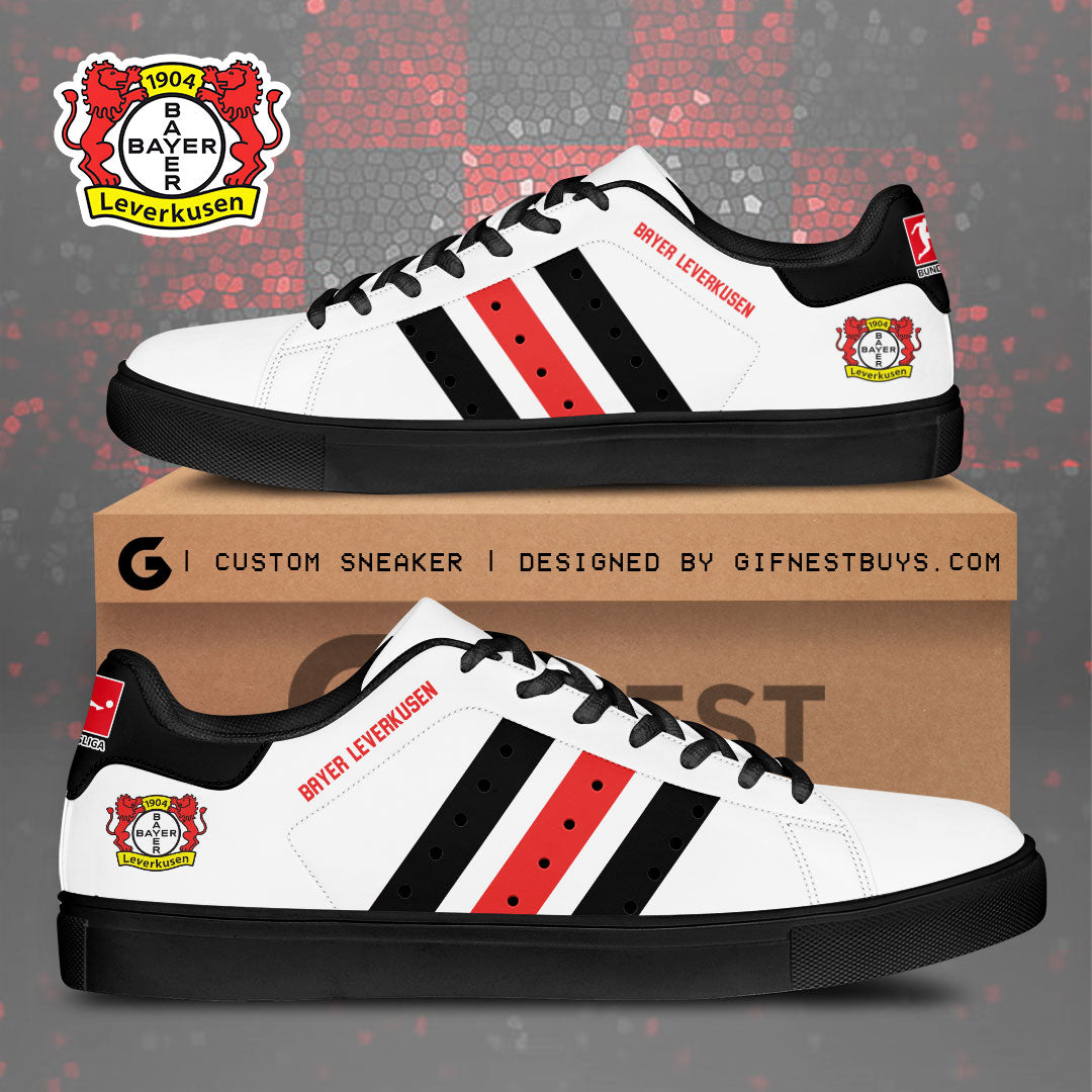 Ideafootwear Bayer Leverkusen Skate Stan Shoes Sneakes For Men And Women 5