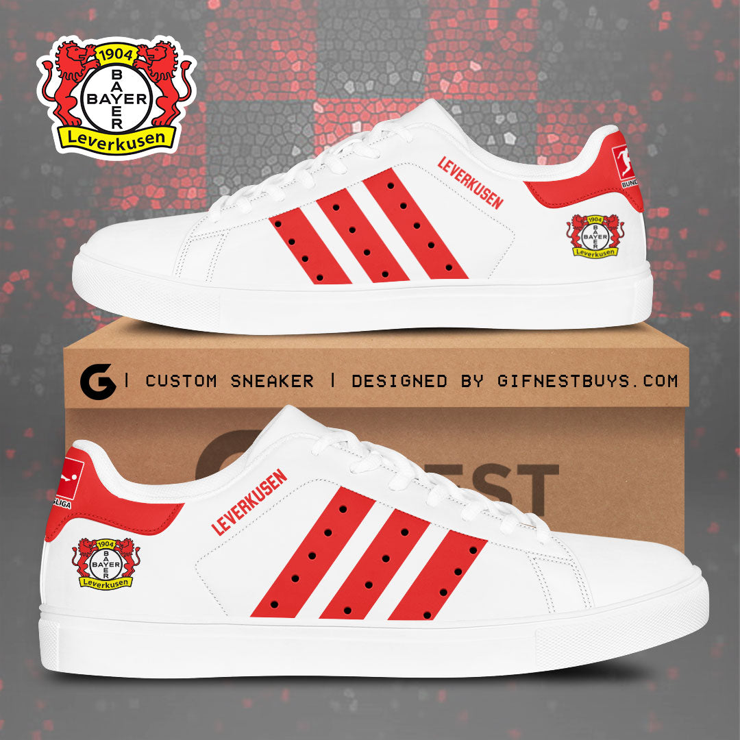 Ideafootwear Bayer Leverkusen Skate Stan Shoes Sneakes For Men And Women 7