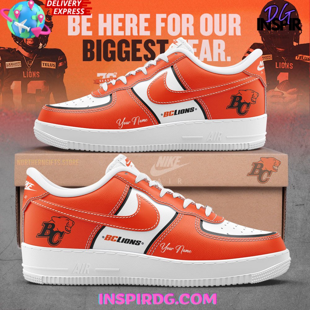 Ideafootwear BC Lions Air Low-Top Sneakers Shoes For Men And Women 2