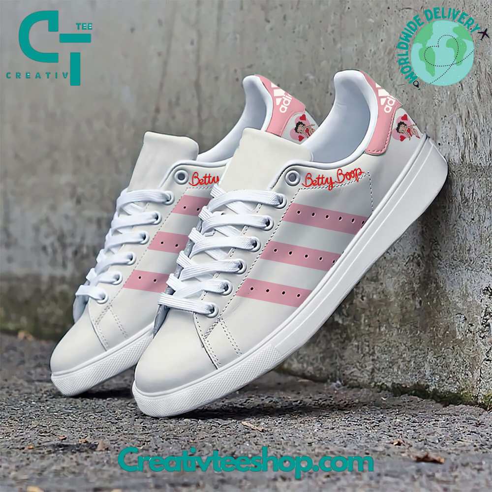 Ideafootwear Betty Boop Skate Stan Shoes Sneakes For Men And Women 1