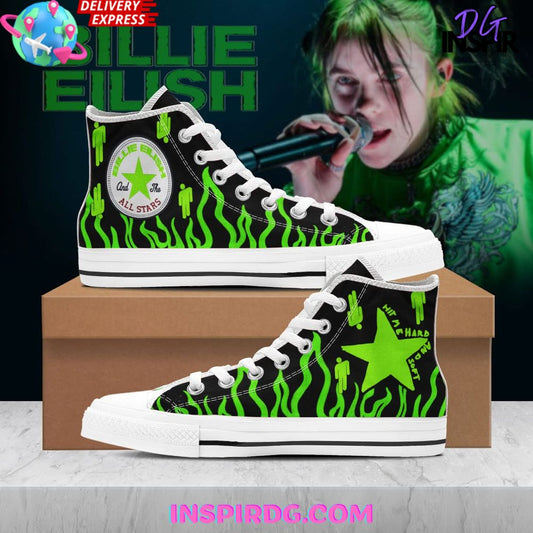 Ideafootwear Billie Eilish High Top Canvas Sneakers Shoes For Men And Women 1