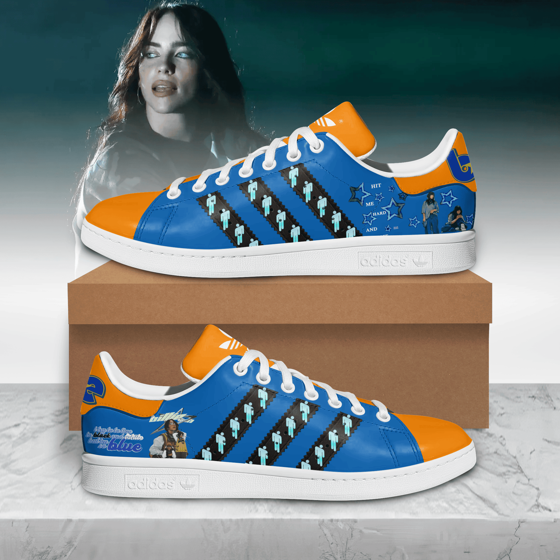 Ideafootwear Billie Eilish Skate Stan Shoes Sneakes For Men And Women 1