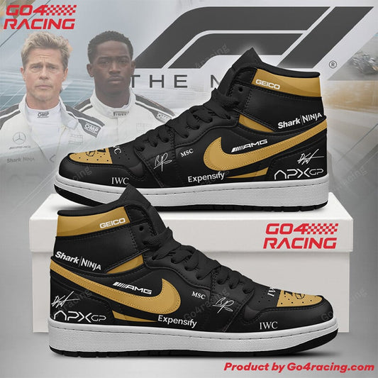 Ideafootwear Black F1 The Movie AJ1 High Sneakers Shoes For Men And Women 2