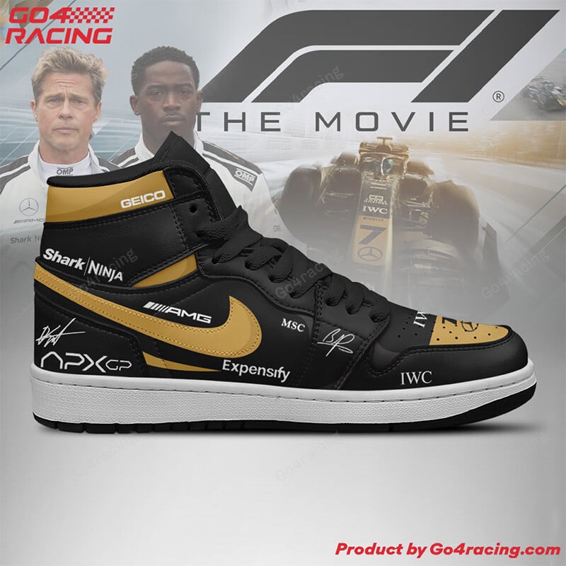 Ideafootwear Black F1 The Movie AJ1 High Sneakers Shoes For Men And Women 2