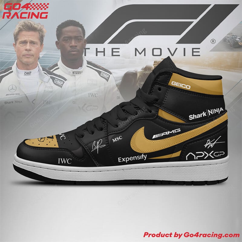 Ideafootwear Black F1 The Movie AJ1 High Sneakers Shoes For Men And Women 2