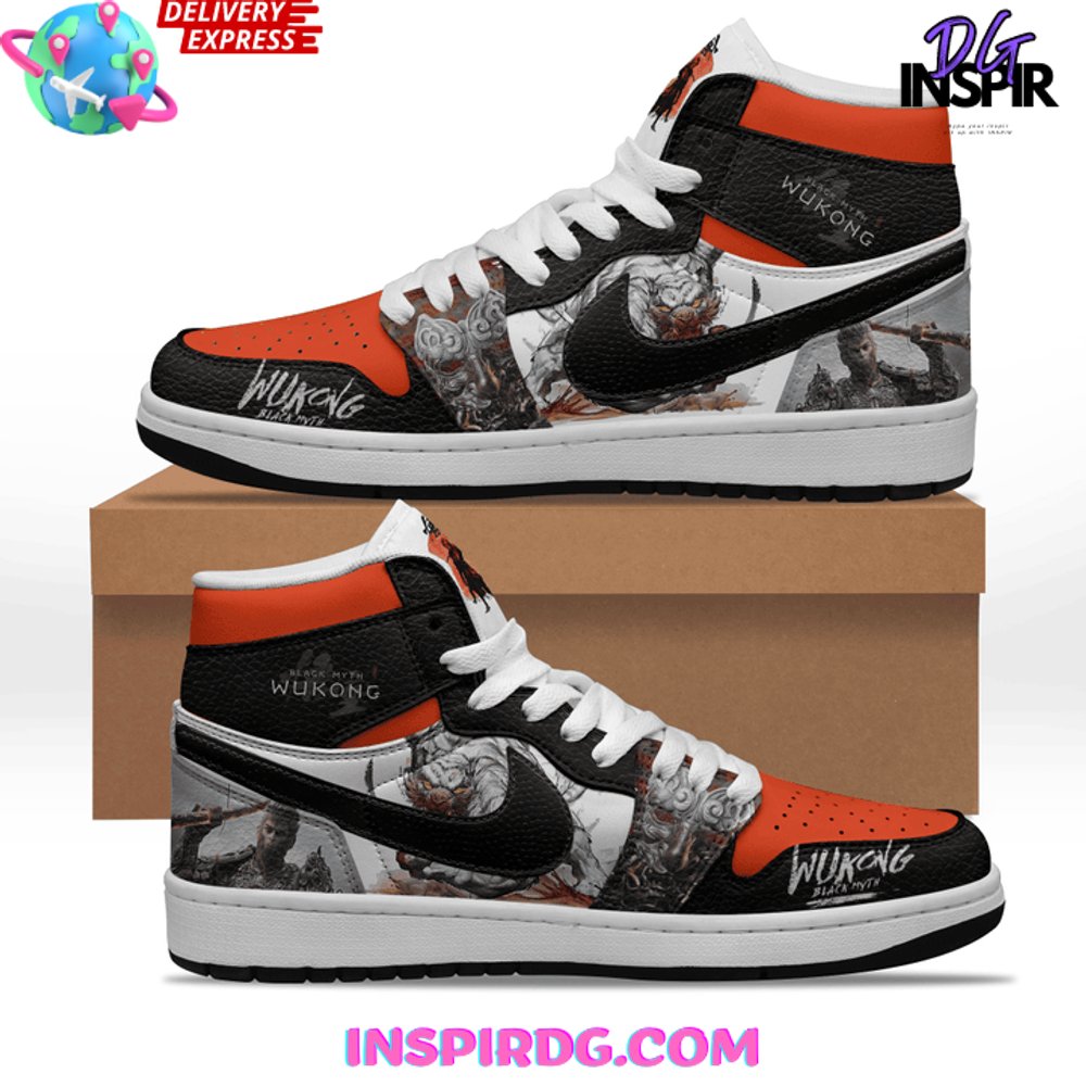 Ideafootwear Black Myth: Wukong AJ1 High Sneakers Shoes For Men And Women 1