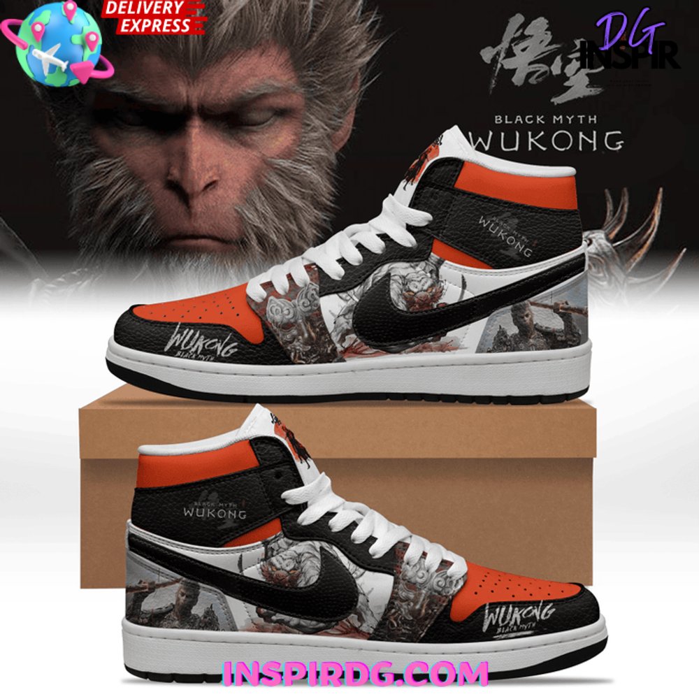 Ideafootwear Black Myth: Wukong AJ1 High Sneakers Shoes For Men And Women 1