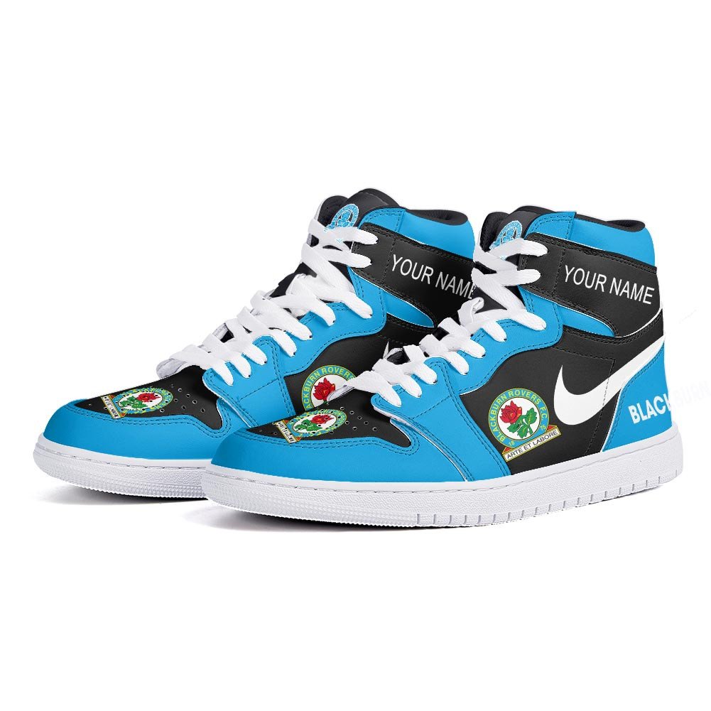 Ideafootwear Blackburn Rovers AJ1 High Sneakers Shoes For Men And Women 1