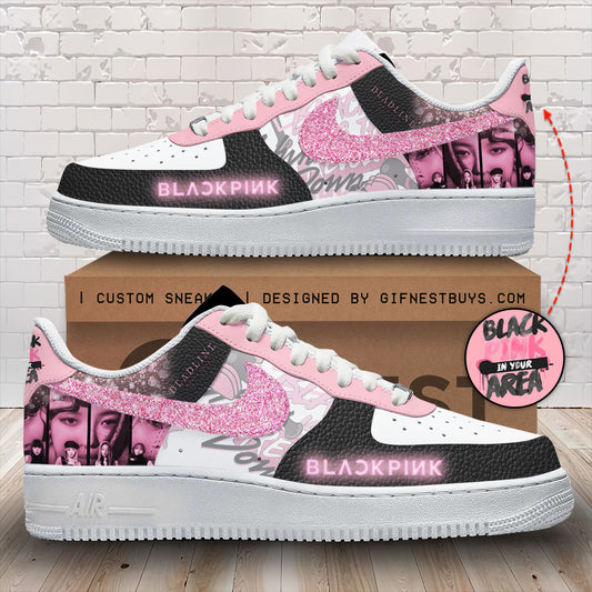 Ideafootwear Blackpink Air Low-Top Sneakers Shoes For Men And Women 3